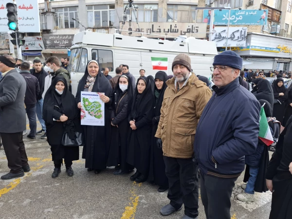 حضور پرشور جامعه دانشگاهی دانشگاه فرهنگیان کرمانشاه در راهپیمایی 22 بهمن 6