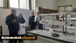 بازدید میدانی ریاست دانشگاه از آزمایشگاه پردیس شهید رجایی 5