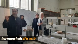 بازدید میدانی ریاست دانشگاه از آزمایشگاه پردیس شهید رجایی 6