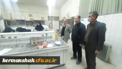 بازدید میدانی ریاست دانشگاه از آزمایشگاه پردیس شهید رجایی 7