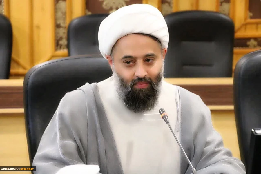 پیام تبریک انتصاب مدیر کل آموزش و پرورش استان توسط مسئول نهاد نمایندگی ولی فقیه در دانشگاه فرهنگیان کرمانشاه 2