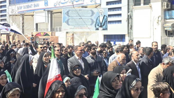 حضور باشکوه جامعهٔ دانشگاهی دانشگاه فرهنگیان کرمانشاه در راهپیمایی روز جهانی قدس 3