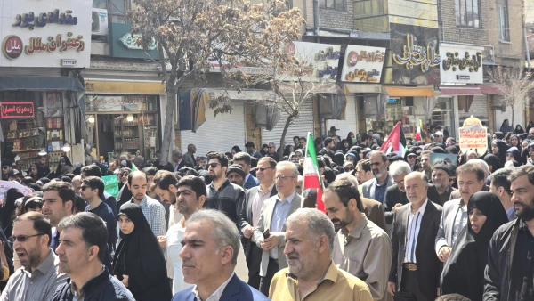 حضور باشکوه جامعهٔ دانشگاهی دانشگاه فرهنگیان کرمانشاه در راهپیمایی روز جهانی قدس 7