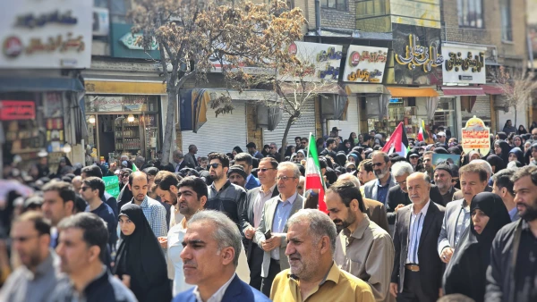 حضور باشکوه جامعهٔ دانشگاهی دانشگاه فرهنگیان کرمانشاه در راهپیمایی روز جهانی قدس 8