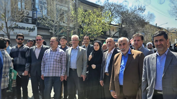 حضور باشکوه جامعهٔ دانشگاهی دانشگاه فرهنگیان کرمانشاه در راهپیمایی روز جهانی قدس 9