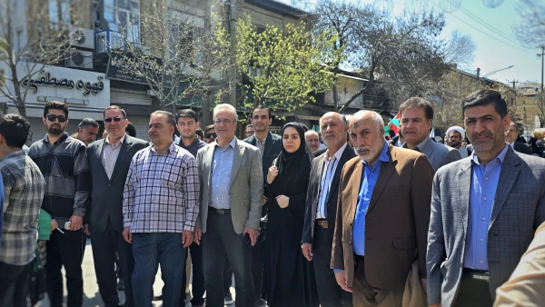 حضور باشکوه جامعهٔ دانشگاهی دانشگاه فرهنگیان کرمانشاه در راهپیمایی روز جهانی قدس 10