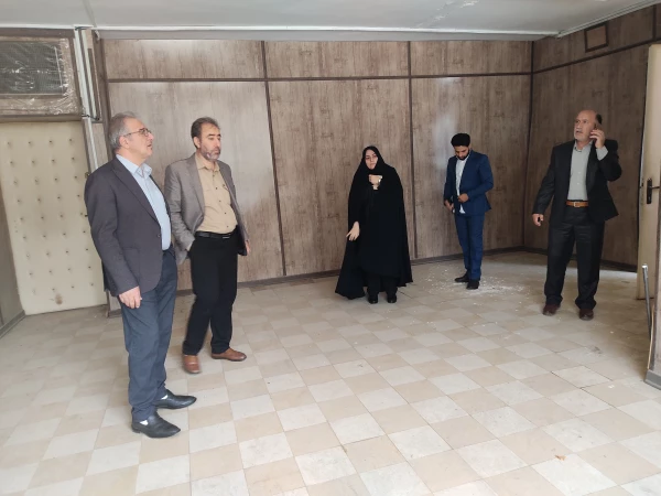 بازدید ریاست دانشگاه از سایت قدیم پردیس شهید صدوقی 3