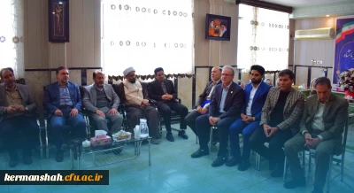 دیدار اعضای هیئت رئیسه دانشگاه فرهنگیان کرمانشاه با مدیر کل آموزش و پرورش استان