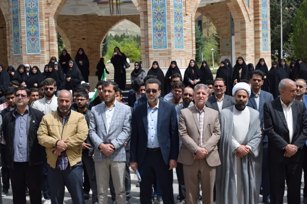 تجمع دانشگاهیان استان کرمانشاه در محکومیت جنایات رژیم صهیونیستی  9