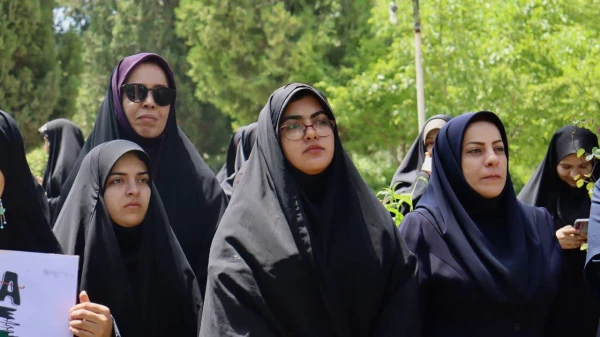 تجمع اعتراضی دانشجویان پردیس شهید صدوقی در محکومیت جنایات رژیم صهیونیستی 6