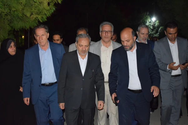 بازدید شبانه دکتر کاظمی وزیر آموزش وپرورش از دانشگاه فرهنگیان کرمانشاه 2