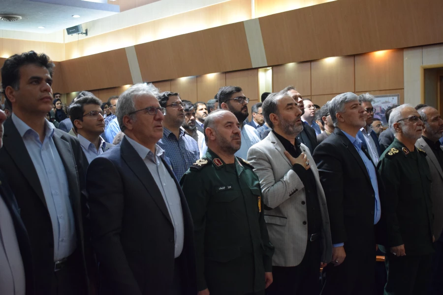 حضور ریاست و معاونان دانشگاه در آیین بزرگداشت سالروز عملیات بیت المقدس و حماسه فتح خرمشهر 3