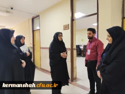 بازدید مدیر کل امور بانوان و خانواده استانداری از فرایند برگزاری ارزیابی تکمیلی داوطلبان ورود به دانشگاه 8