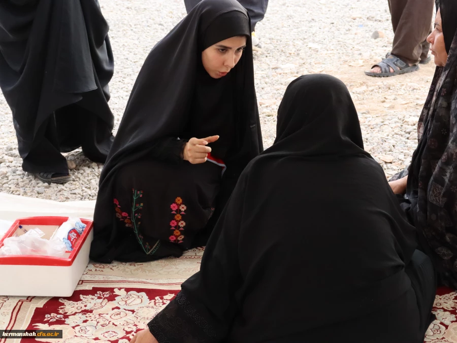 روز چهارم برگزاری موکب شهدای دانشجومعلم دانشگاه فرهنگیان کرمانشاه 6