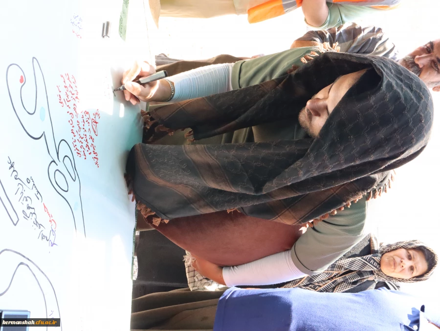 روز چهارم برگزاری موکب شهدای دانشجومعلم دانشگاه فرهنگیان کرمانشاه 10