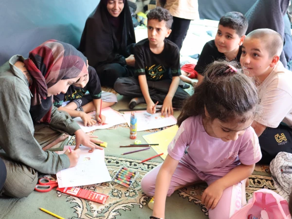 روز چهارم برگزاری موکب شهدای دانشجومعلم دانشگاه فرهنگیان کرمانشاه 4