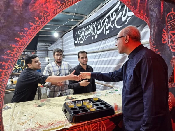 بازدید امام جمعه و استاندار کرمانشاه از موکب شهدای دانشجو معلم دانشگاه فرهنگیان کرمانشاه 4