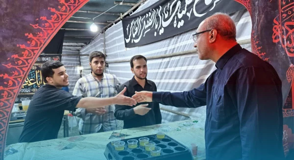 بازدید امام جمعه و استاندار کرمانشاه از موکب شهدای دانشجو معلم دانشگاه فرهنگیان کرمانشاه 5