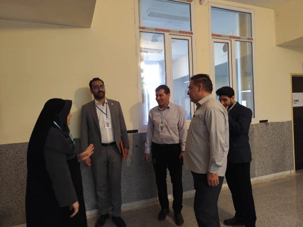بازدید ریاست دانشگاه از روند برگزاری آزمون ارزشیابی جامع صلاحیت های حرفه ای (اصلح) 7