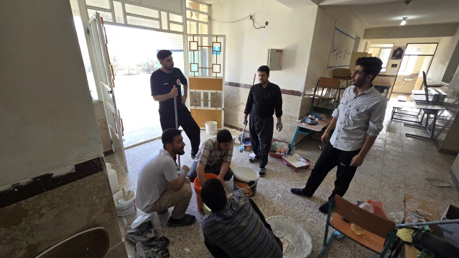 برگزاری اردوی جهادی گروه شهدای دانشجومعلم دانشگاه فرهنگیان  9