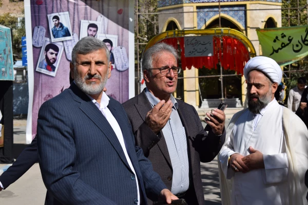 بر گزاری یادواره شهدای دانشجو معلم با حضور امام جمعه 3