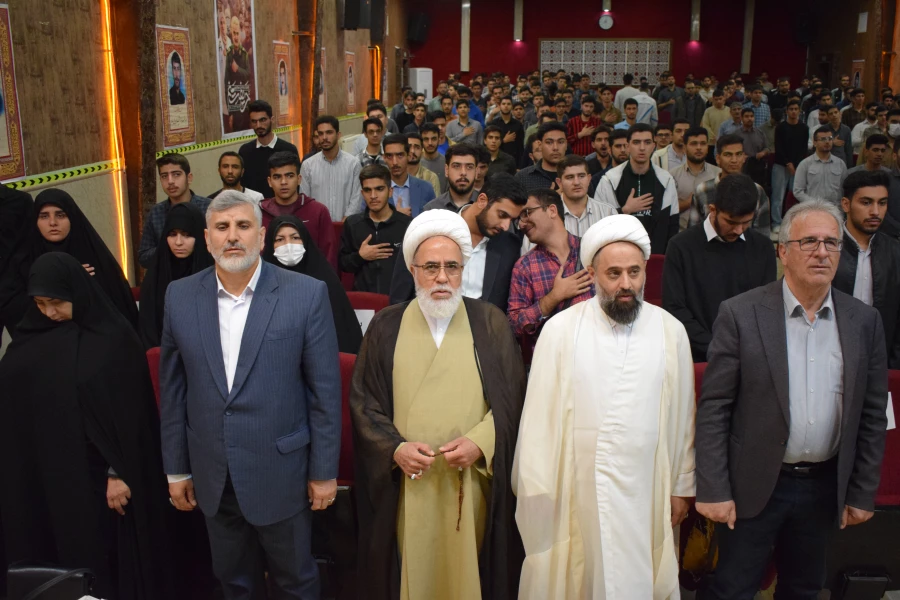 بر گزاری یادواره شهدای دانشجو معلم با حضور امام جمعه 13