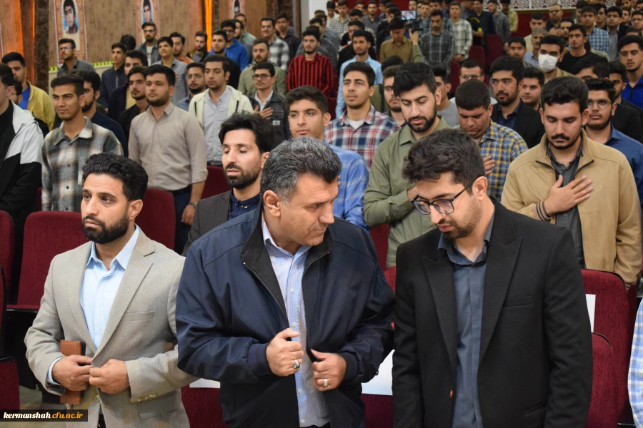 بر گزاری یادواره شهدای دانشجو معلم با حضور امام جمعه 15