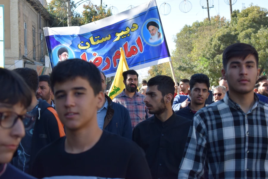 حضور پرشور اساتید،کارکنان و دانشجویان دانشگاه فرهنگیان کرمانشاه در راهپیمایی 13 آبان  4