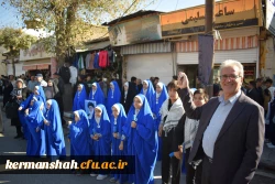 حضور پرشور اساتید،کارکنان و دانشجویان دانشگاه فرهنگیان کرمانشاه در راهپیمایی 13 آبان  14