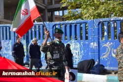 حضور پرشور اساتید،کارکنان و دانشجویان دانشگاه فرهنگیان کرمانشاه در راهپیمایی 13 آبان  17