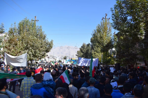 حضور پرشور اساتید،کارکنان و دانشجویان دانشگاه فرهنگیان کرمانشاه در راهپیمایی 13 آبان  20