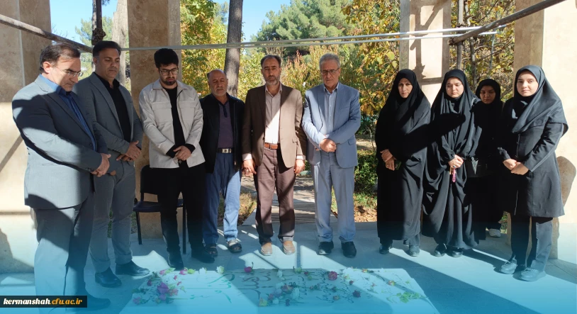 برگزاری مراسم غبار روبی مزار شهید گمنام دانشگاه به مناسبت هفته بسیج