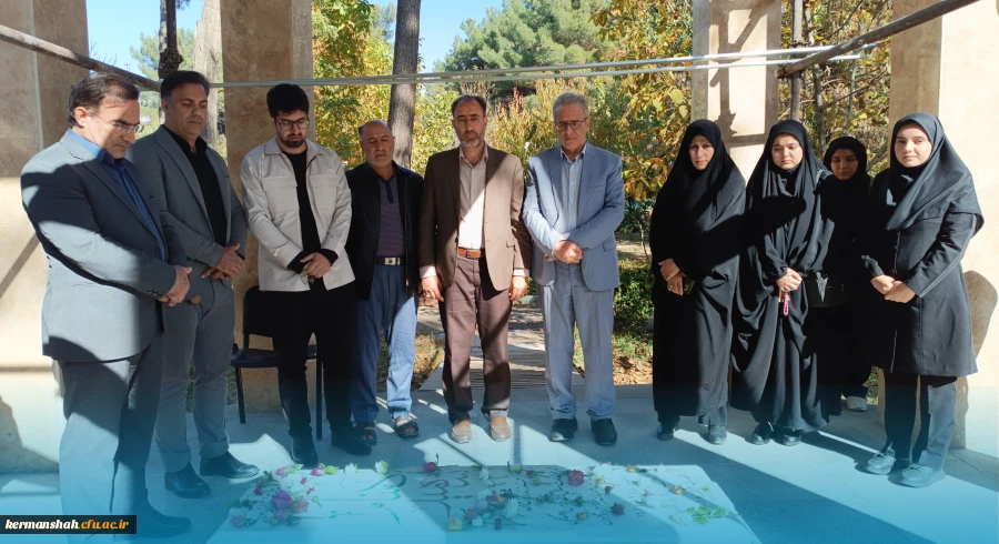 برگزاری مراسم غبار روبی مزار شهید گمنام دانشگاه به مناسبت هفته بسیج 6