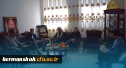 دیدار اعضای هیات رئیسه دانشگاه با خانواده شهید مدافع حرم حاج اکبر نظری 2