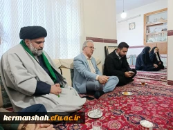 دیدار اعضای هیات رئیسه دانشگاه با خانواده شهید مدافع حرم حاج اکبر نظری 3