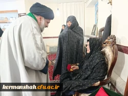 دیدار اعضای هیات رئیسه دانشگاه با خانواده شهید مدافع حرم حاج اکبر نظری 5