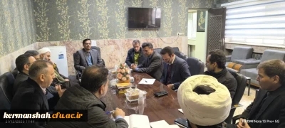 دیدار اساتید و مسئولان نهاد نمایندگی مقام معظم رهبری در دانشگاه های استان با رئیس دانشکده علوم تربیتی