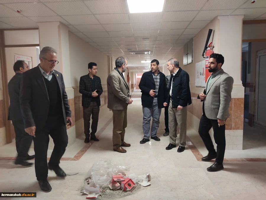 بازدید معاون امور عمرانی استاندار از دانشگاه فرهنگیان کرمانشاه 3