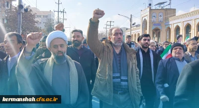 حضور پرشور اساتید، کارکنان و دانشجویان دانشگاه در مراسم تشییع و تدفین شهدای فتنه آمریکایی - صهیونیستی