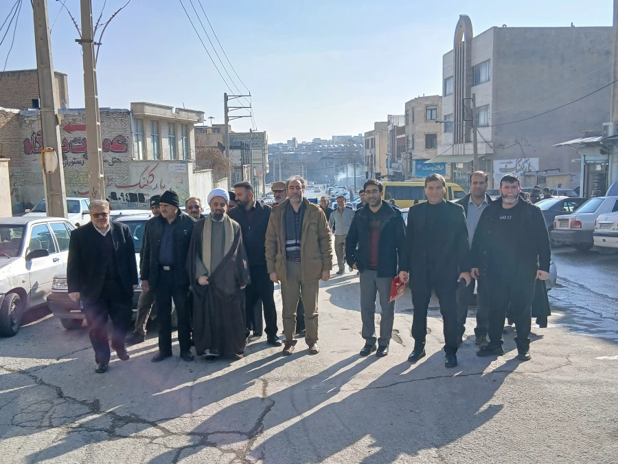 حضور پرشور اساتید، کارکنان و دانشجویان دانشگاه فرهنگیان کرمانشاه در مراسم تشییع و تدفین شهدای فتنه آمریکایی - صهیونیستی 3