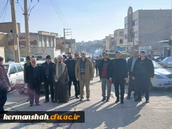حضور پرشور اساتید، کارکنان و دانشجویان دانشگاه فرهنگیان کرمانشاه در مراسم تشییع و تدفین شهدای فتنه آمریکایی - صهیونیستی 6