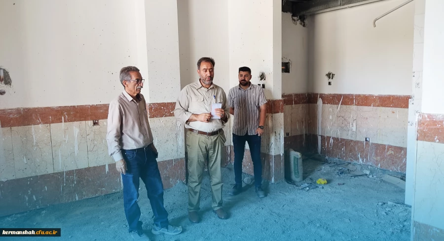 بازدید معاونت هماهنگی دانشگاه از پروژه خوابگاه 360 نفره پردیس شهید صدوقی 8