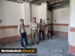 بازدید معاونت هماهنگی دانشگاه از پروژه خوابگاه 360 نفره پردیس شهید صدوقی 5