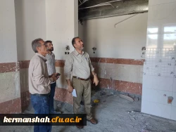 بازدید معاونت هماهنگی دانشگاه از پروژه خوابگاه 360 نفره پردیس شهید صدوقی 7