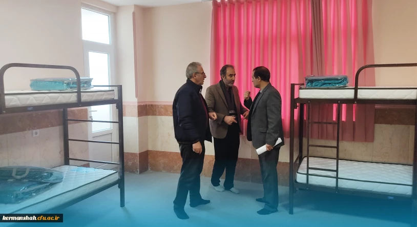 بازدید ریاست دانشگاه از پروژه خوابگاه 360 نفره معصومیه پردیس شهید صدوقی