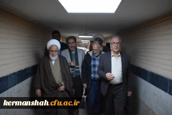 بازدید آیت الله غفوری نماینده محترم ولی فقیه و امام جمعه کرمانشاه از دانشگاه فرهنگیان 2
