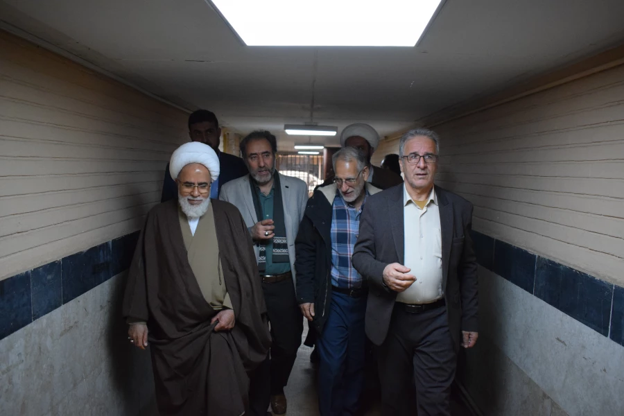 بازدید آیت الله غفوری نماینده محترم ولی فقیه و امام جمعه کرمانشاه از دانشگاه فرهنگیان 2