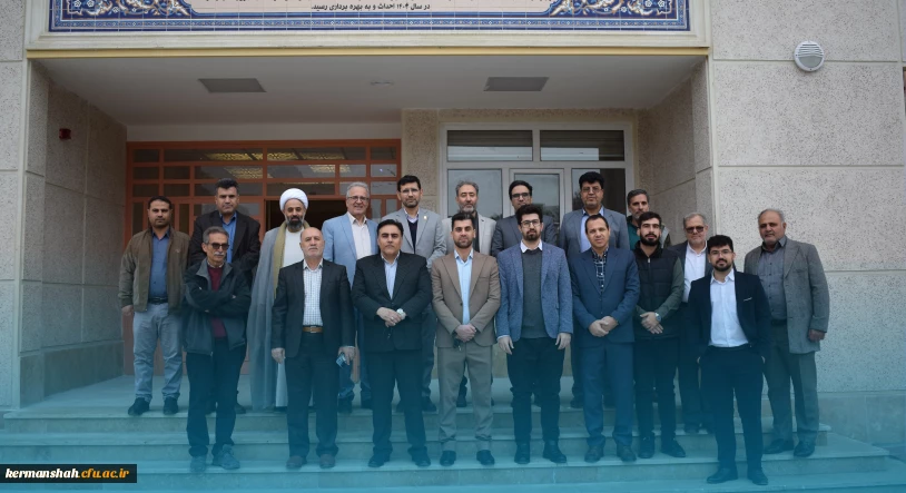 بازدید حمیدرضا ابراهیمی معاون فرهنگی و تربیتی سازمان مرکزی از دانشگاه فرهنگیان کرمانشاه