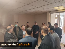 بازدید معاون امور عمرانی استاندار و هیات همراه از دانشگاه فرهنگیان کرمانشاه 2