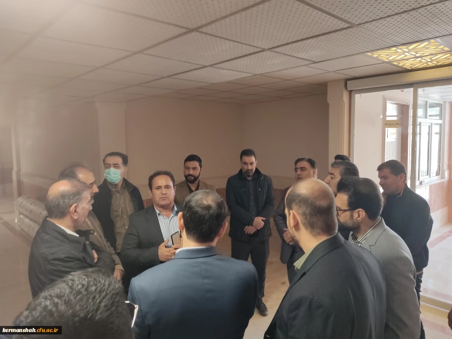 بازدید معاون امور عمرانی استاندار و هیات همراه از دانشگاه فرهنگیان کرمانشاه 2
